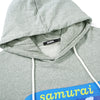 Gray Letter Print Drop-Shoulder Sleeve Hoodies