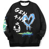 Graphic Heart Genanx Mascot Sweatshirt