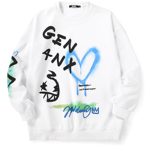 Graphic Heart Genanx Mascot Sweatshirt