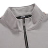 Half-Zip Print Drop-Shoulder Sleeve Sweatshirt