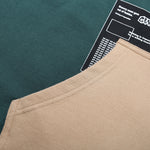 Asymmetric Contrast Color Drop-Shoulder Sleeve Sweatshirt