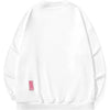Color Block Funny Print Drop-Shoulder Sleeve Sweatshirt