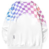 Hip Hop Plaid Color Block Space Cotton Sweatshirt