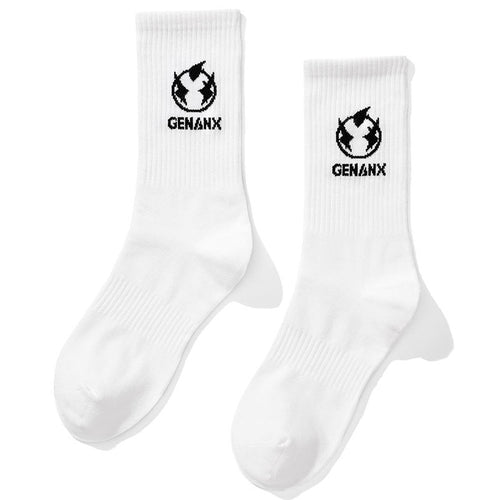 Sports Style Street jacquard Plain Socks