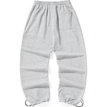Sports Style Removable Doll Plain Straight Pants