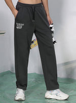 Sports Style Removable Doll Plain Straight Pants